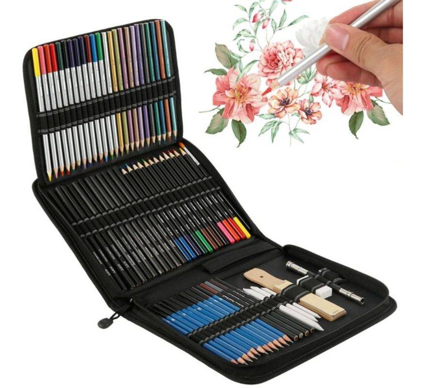 Lote De 20 Lápices De Colores Surtidos Para Dibujo Y Arte, Marca ARTBOX